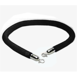 Absperrkordel schwarz, überbrückt ca. 1,50 m